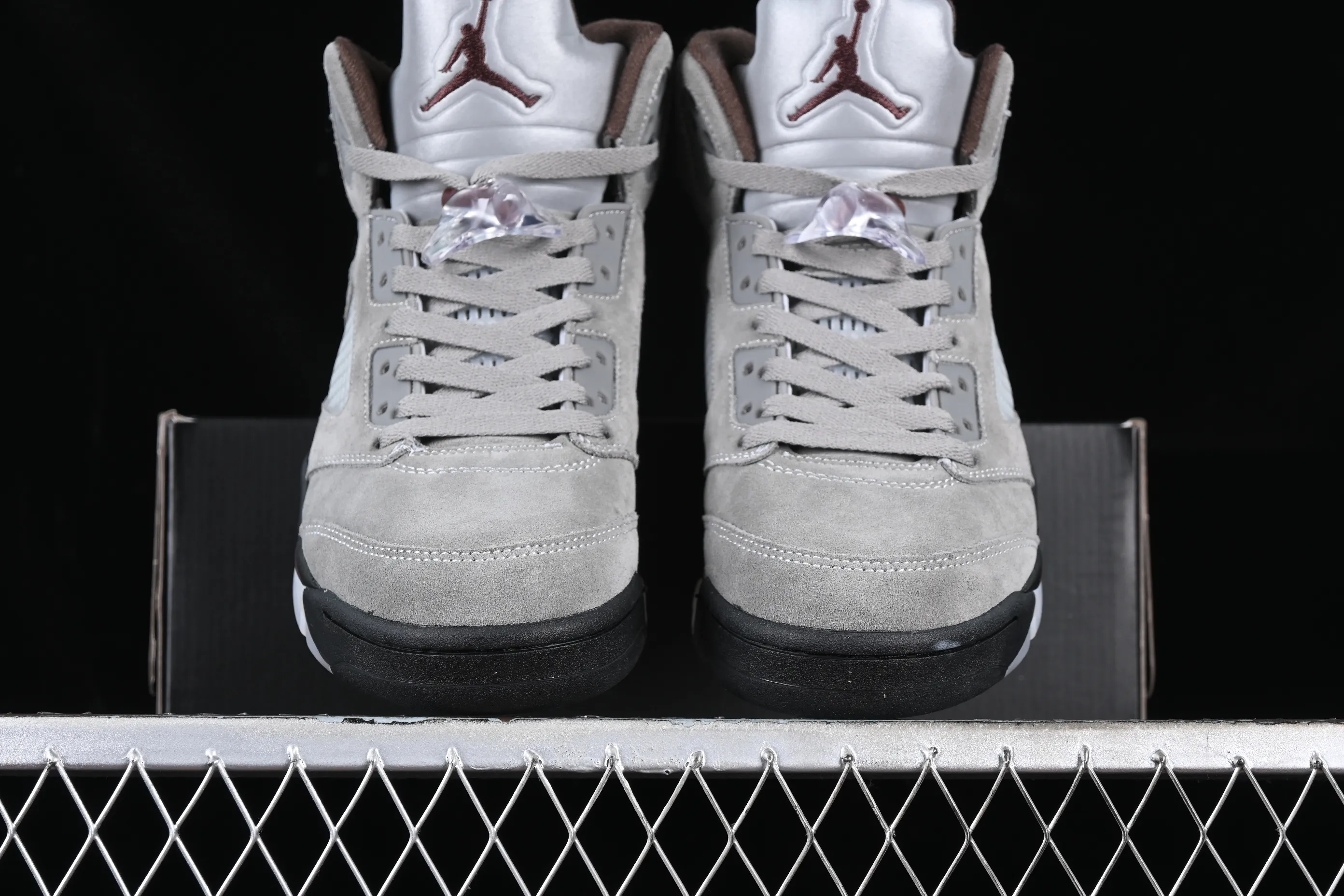 All categories Air Jordan Jordan series basketball shoes Air Jordan 5 A Ma Maniére x Air Jordan 5 "Light Bone" AJ5 Joe 5 white gray FD1330-006